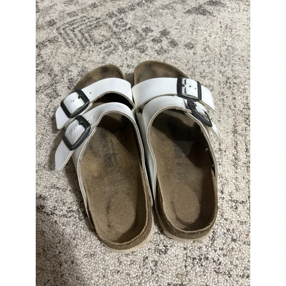 White Birkenstock Sandals Size 38